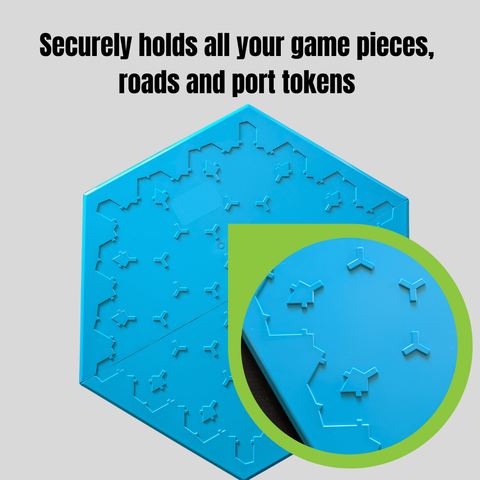 Image of HexyBoard | Rigid Plastic Board designed for Catan game