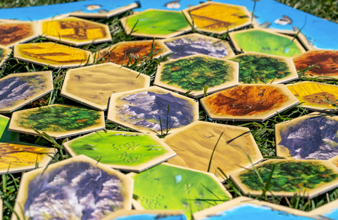 Image of Hexyboard works with Catan game