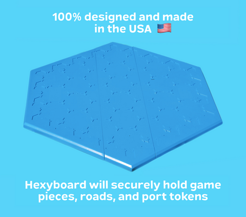 Image of HexyBoard | Rigid Plastic Board designed for Catan game