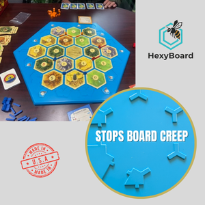 HexyBoard | Rigid Plastic Board designed for Catan game