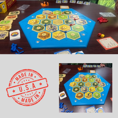 Image of HexyBoard | Rigid Plastic Board designed for Catan game